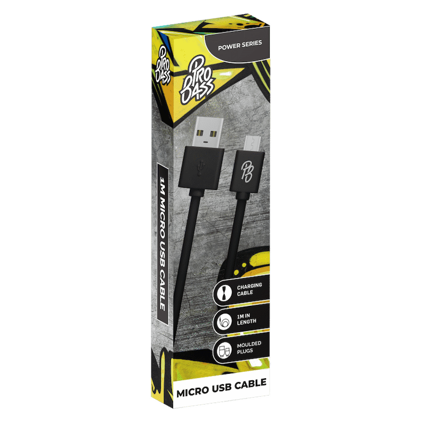 Pro Bass Power Series Boxed Round Micro USB Cable thumbnail 4