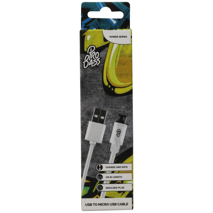 Pro Bass Power Series Boxed Round Micro USB Cable thumbnail 10