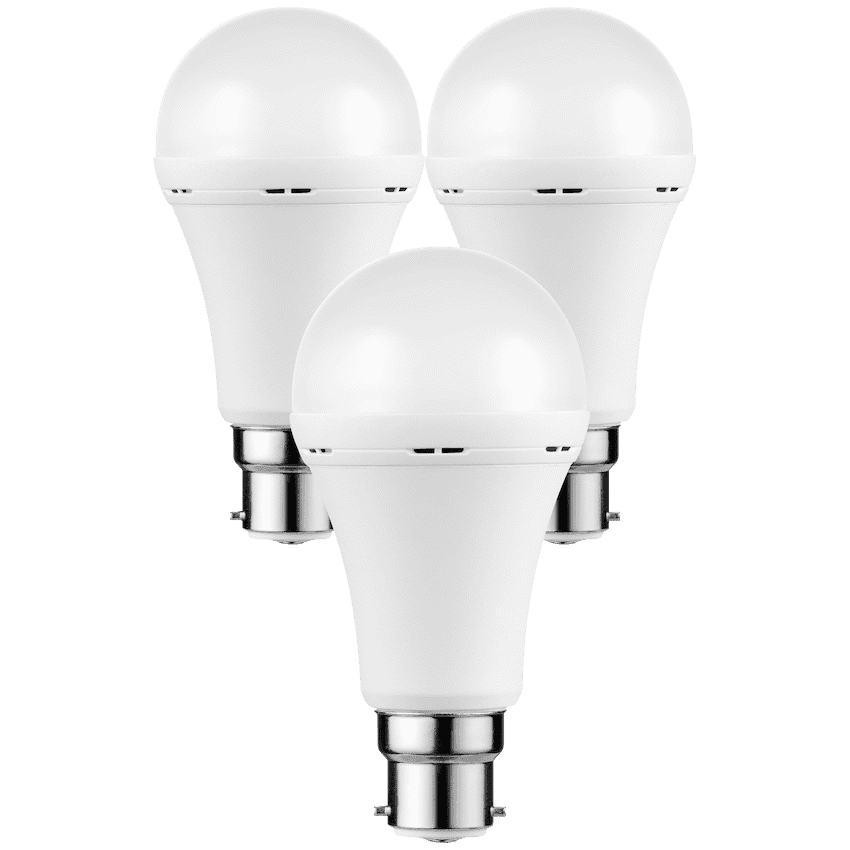 Switched 5w A60 Rechargeable B22 LED Light Bulb CW