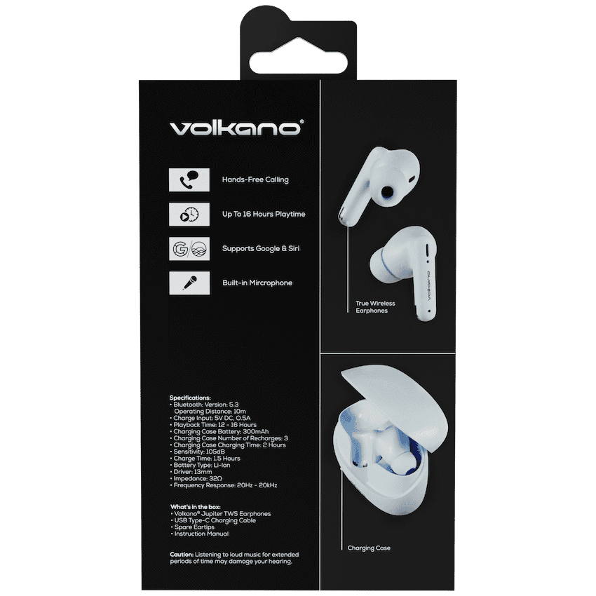 Volkano Jupiter Series TWS Earphones thumbnail 10