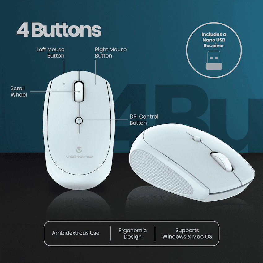 Volkano Talc Wireless Mouse thumbnail 14