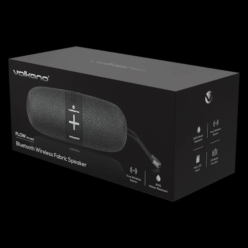 Volkano Flow Series Portable Bluetooth Speaker thumbnail 8