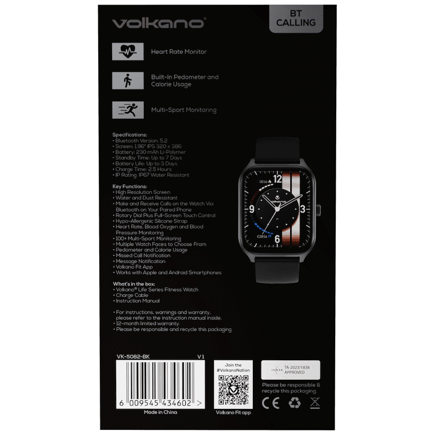 Volkano Life Series Smart Watches thumbnail 5