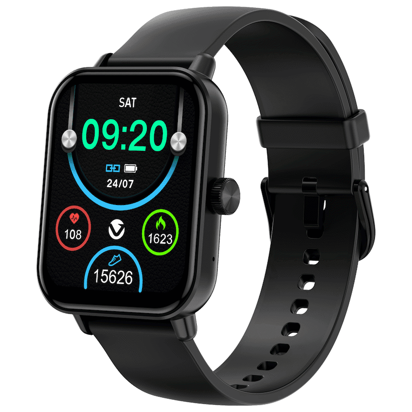 Volkano Chroma Series Smartwatch with Black Strap thumbnail 2