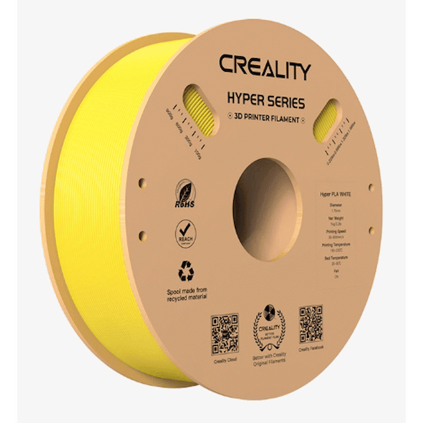 Creality Hyper PLA High-Speed Yellow Filament