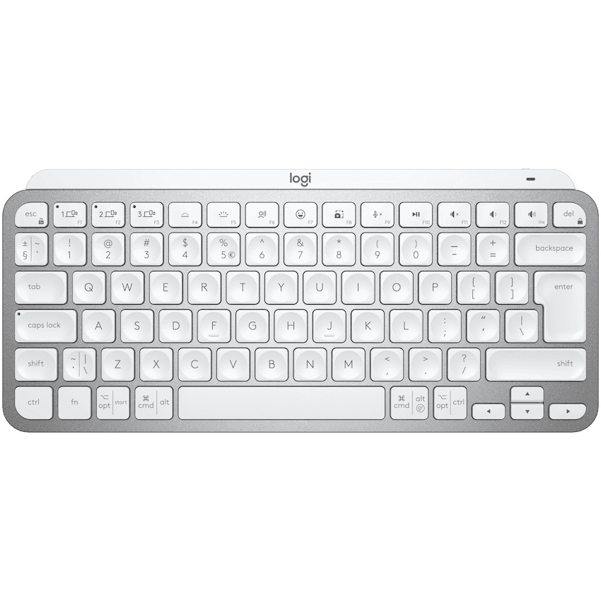 Logitech(R) MX Keys Mini Wireless Keyboard – PALE GREY