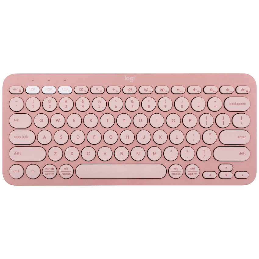 Logitech(R) Pebble Keys 2 K380s – Tonal Rose