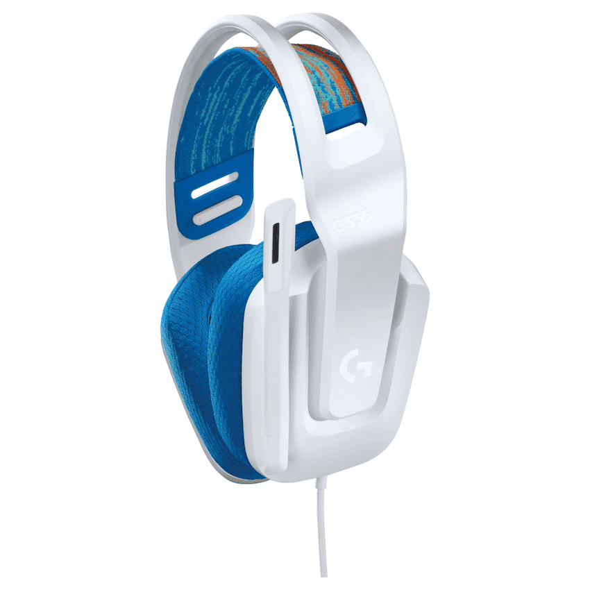 Logitech(R) G335 Wired Gaming Headset – White – 3.5 MM