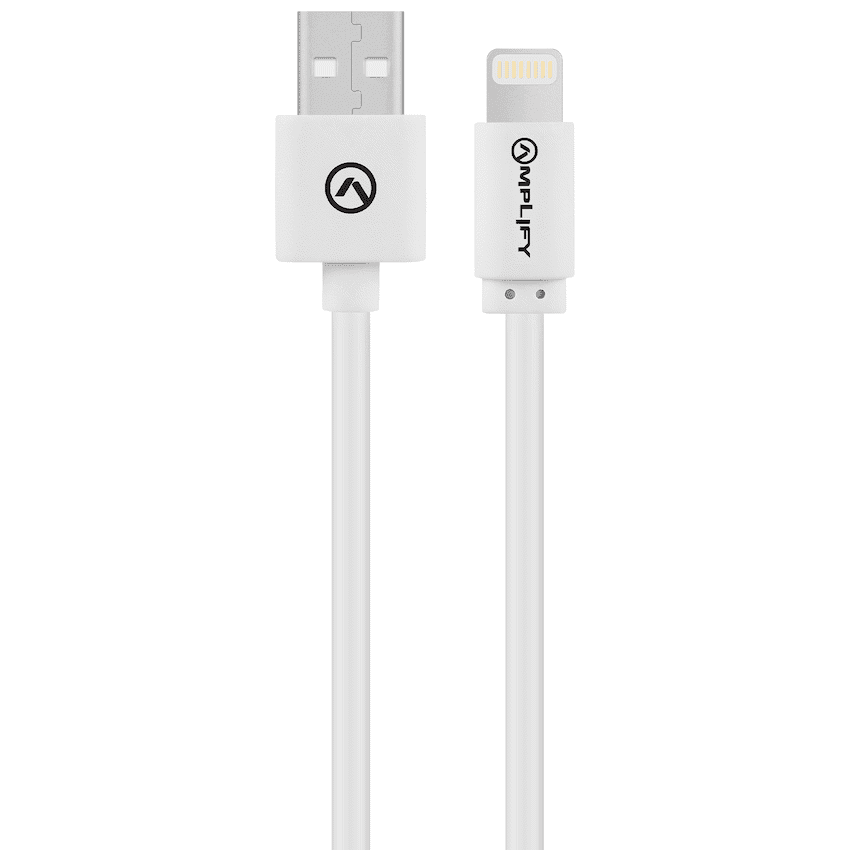Amplify Lightning Charging Cable for iPhone & iPad – White