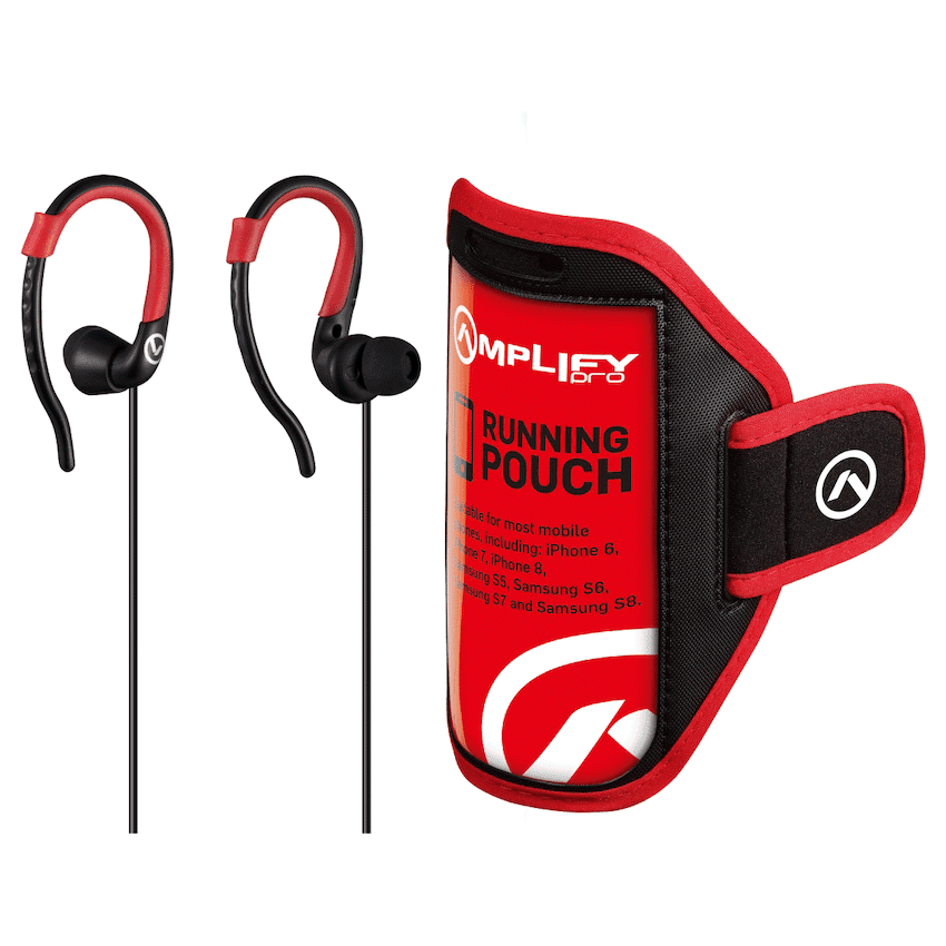 Amplify 2-IN-1 Bundle Jogger series earphones with pouch