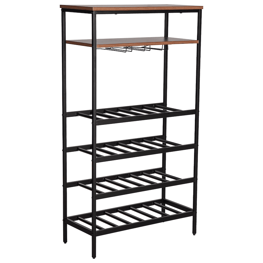 Everfurn Symphony Wine Rack – Steel Frame – Adjustable Feet