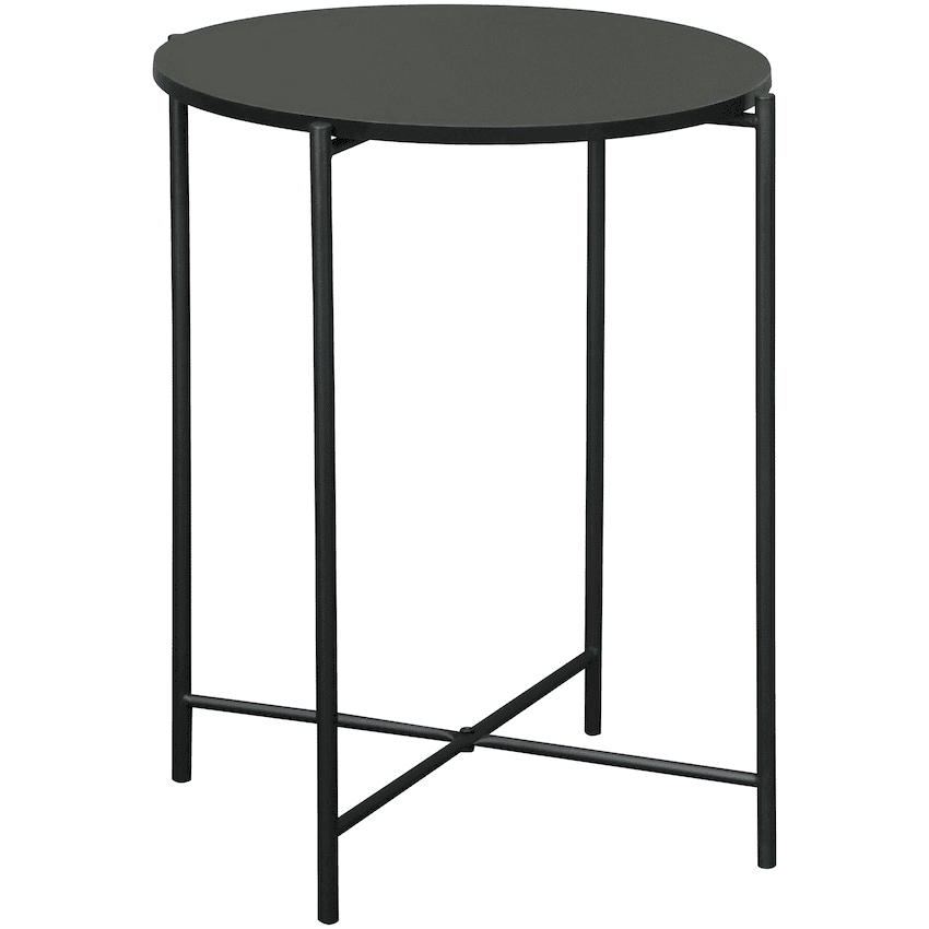 Everfurn Seattle Side Table – Reversible Table Top