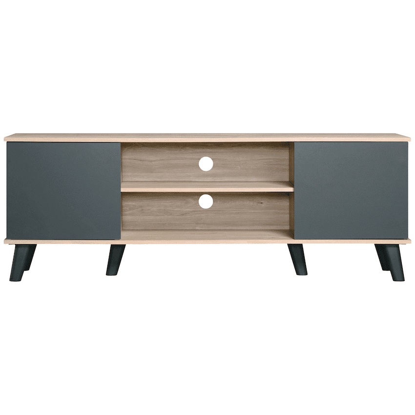 Everfurn Laurel TV Stand 1600w, Two Cupboards