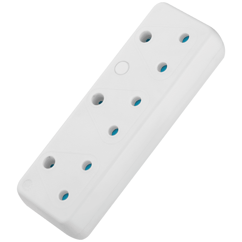 Ellies 3-Way 3-Pin Adaptor