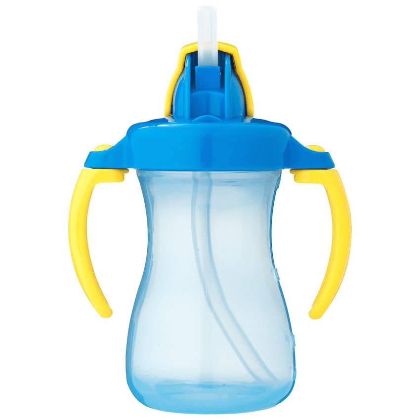 PIGEON PETITE STRAW BOTTLE 150ML BLUE