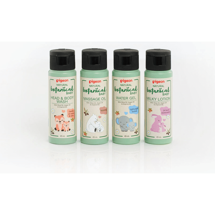 Pigeon – Baby Travel Set Natural Botanical