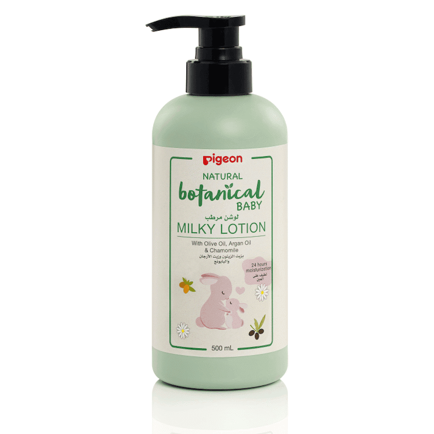 Pigeon – Milky Lotion 500ml – Natural Botanical