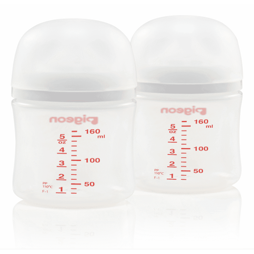 PIGEON SOFTOUCH NURSING BOTTLE 160ML – TWIN PACK