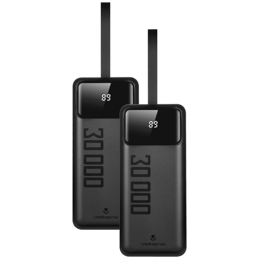 Volkano Punch Series 30000mah Power Bank Bundle of 2