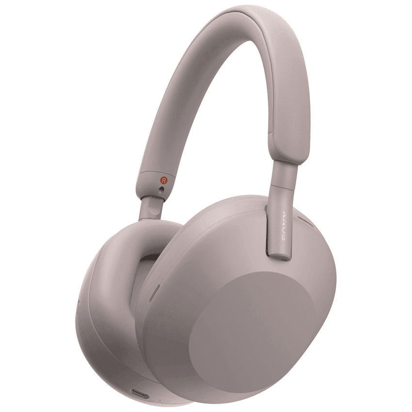 Sony WH1000XM5 Noise Cancelling BT Headphones – Smoky Pink