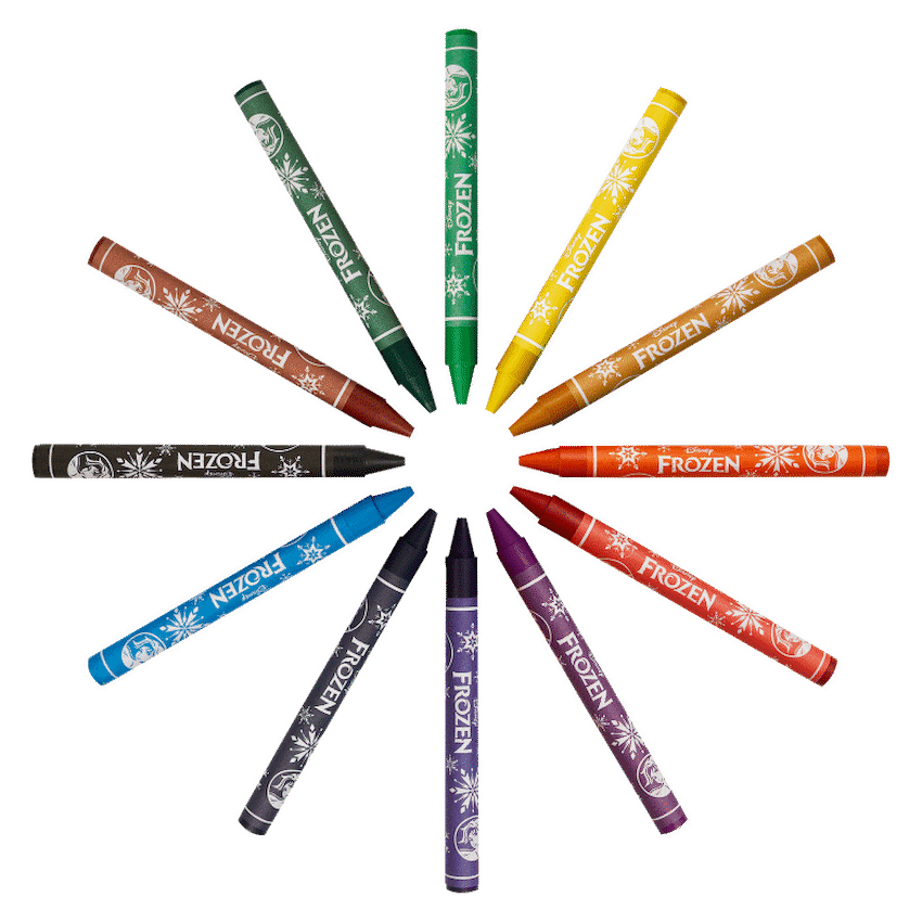 Frozen 12 Wax Crayons Multi