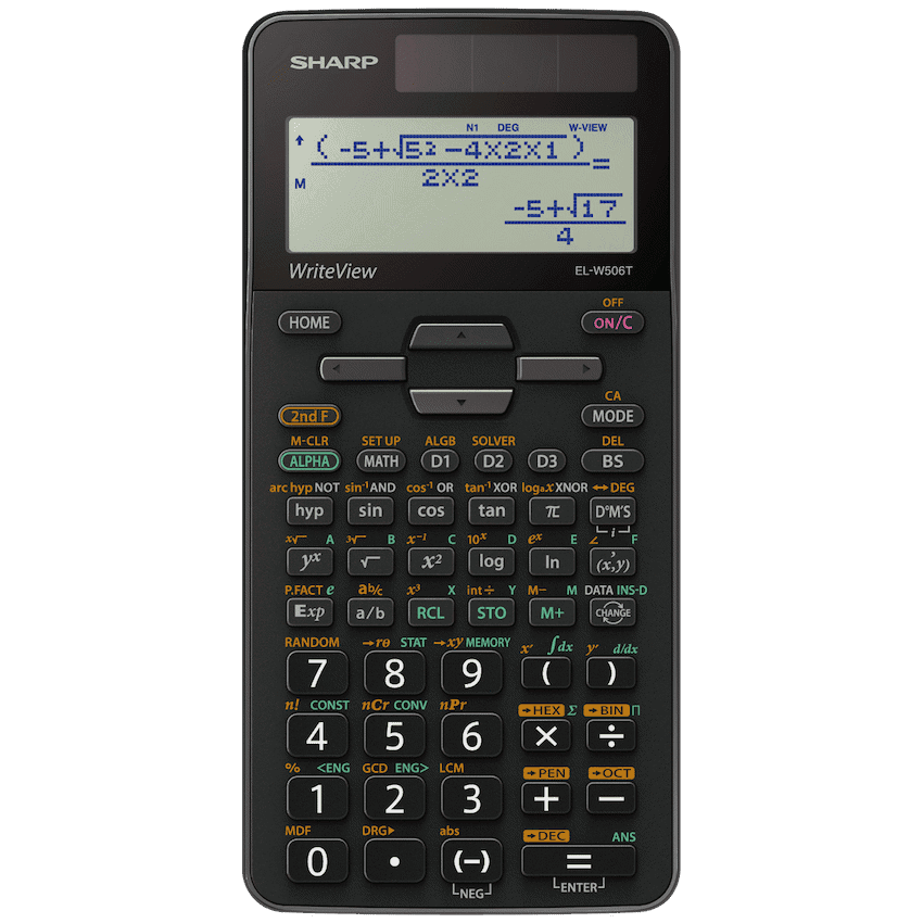 Sharp EL-W506T-BGY Scientific Calculator – 640 functions