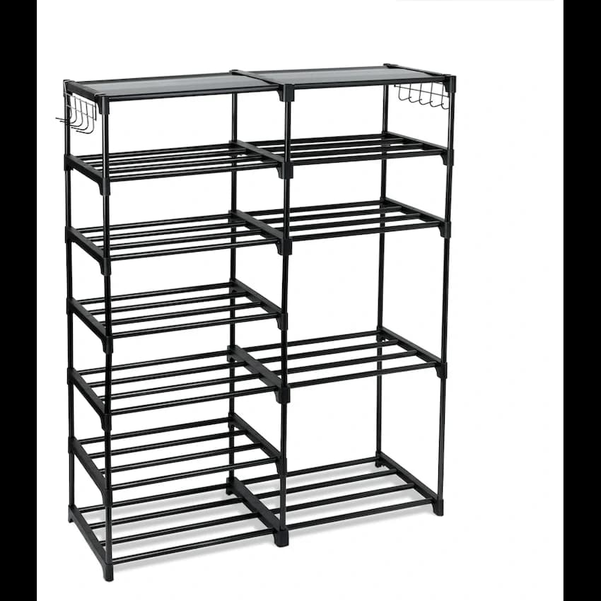 Everfurn Myra Show Rack – Black