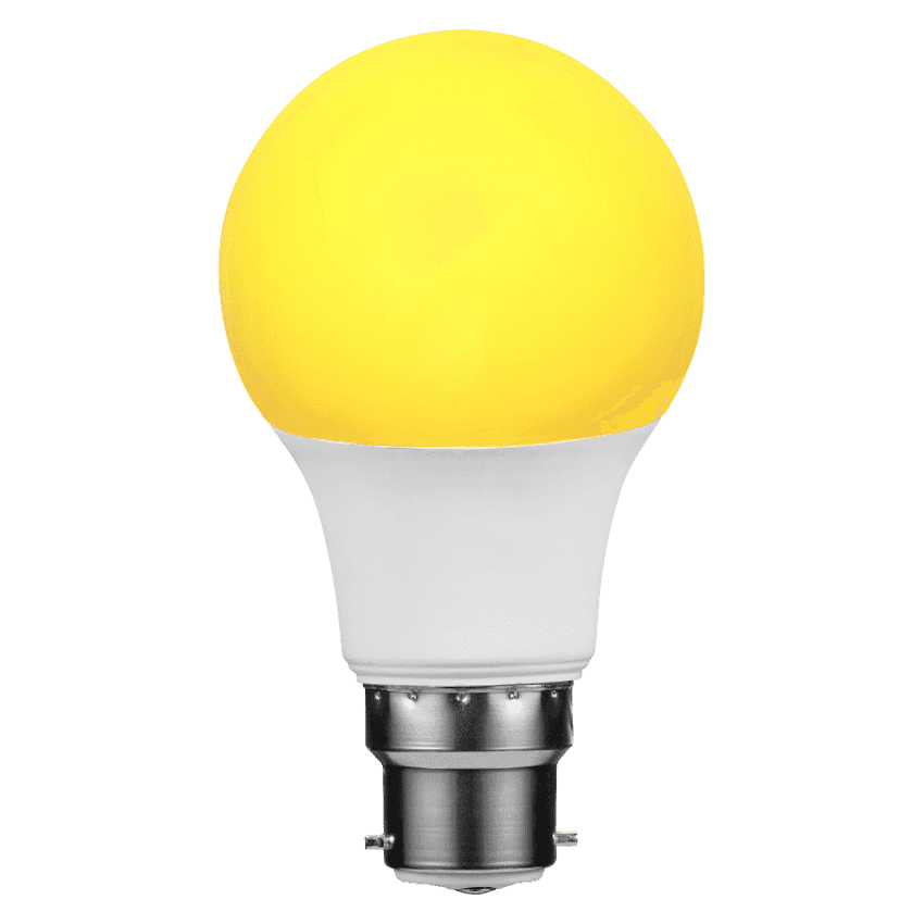 Switched 7w A60 LED Insect Lamp B22