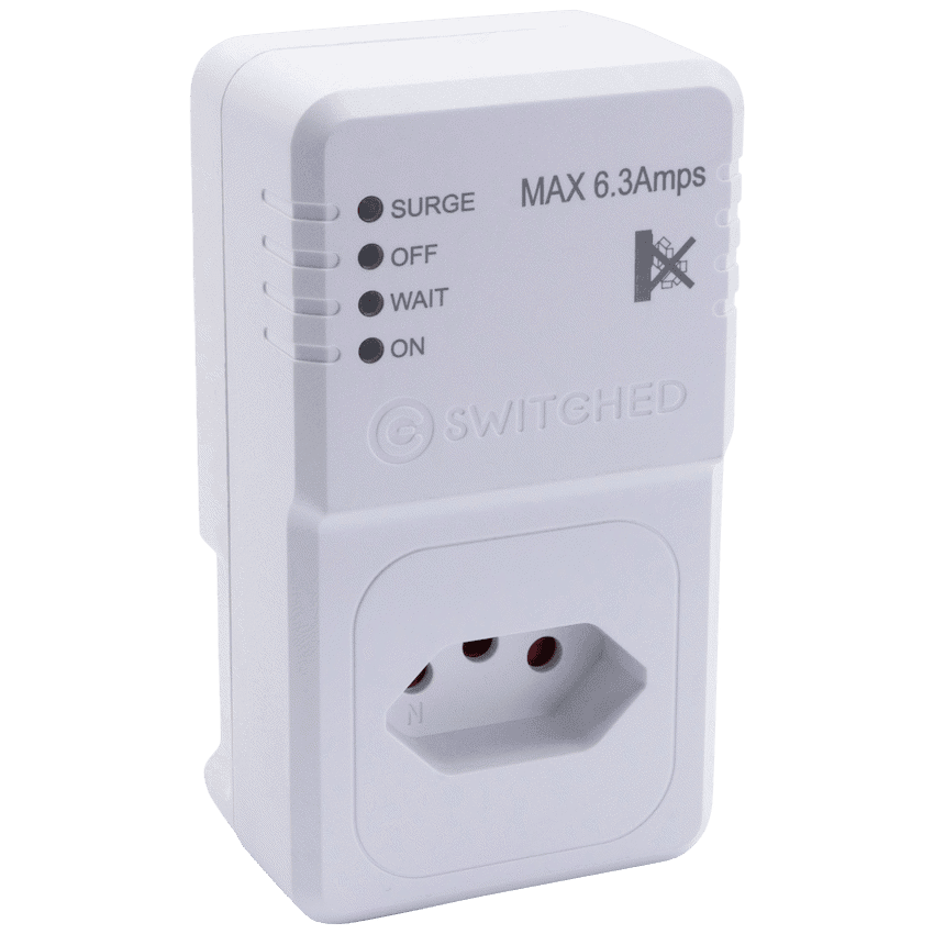 Switched 1-Way TV Surge Adaptor with SANS 164-2