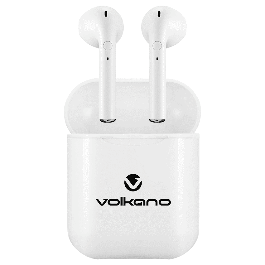 Volkano Buds Series TWS Without Silicone – White