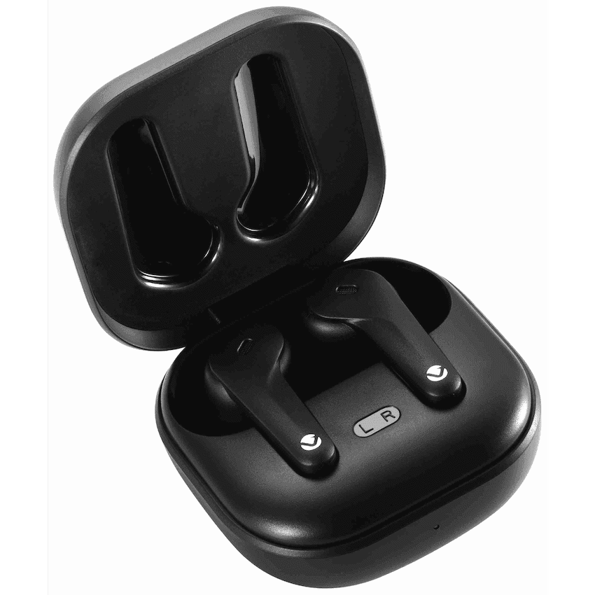 Volkano Silento ANC Series True Wireless + Charging Case – Black