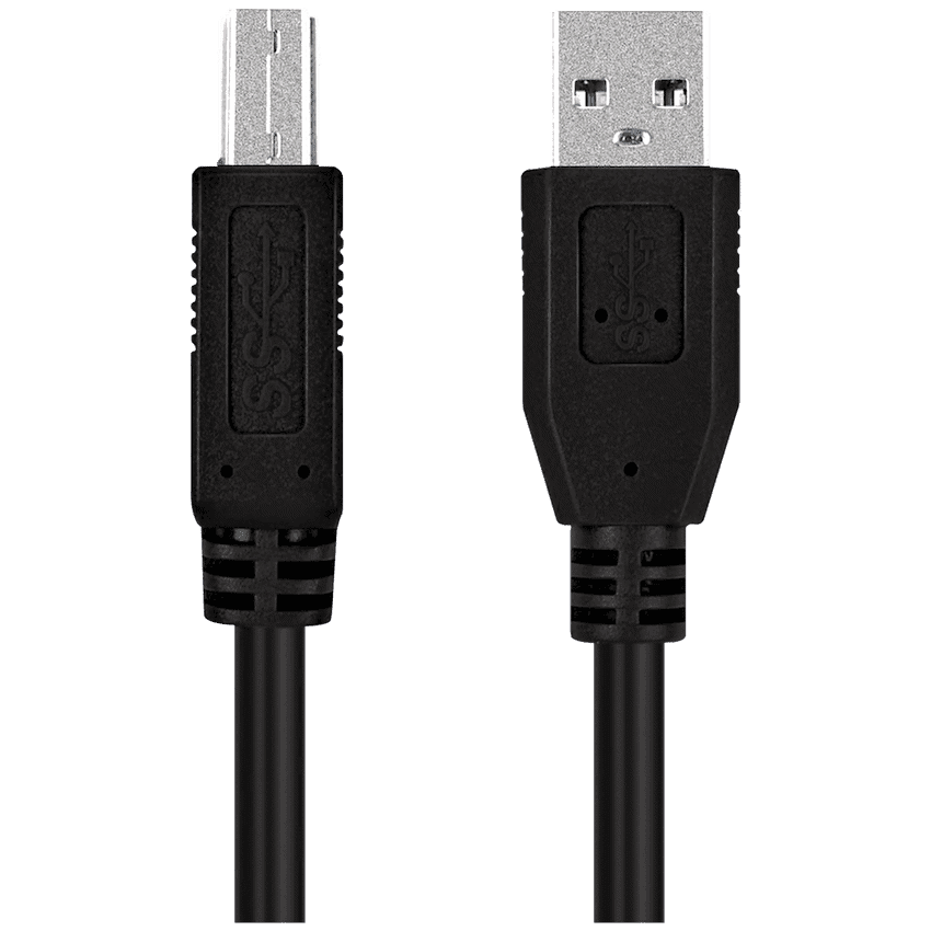 Volkano Print Series USB Printer Cable 1.8m – Black