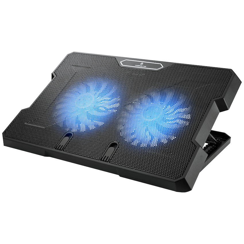 Volkano Crisp Series Upright 45-Degree Cooling Pad – Dual Fan