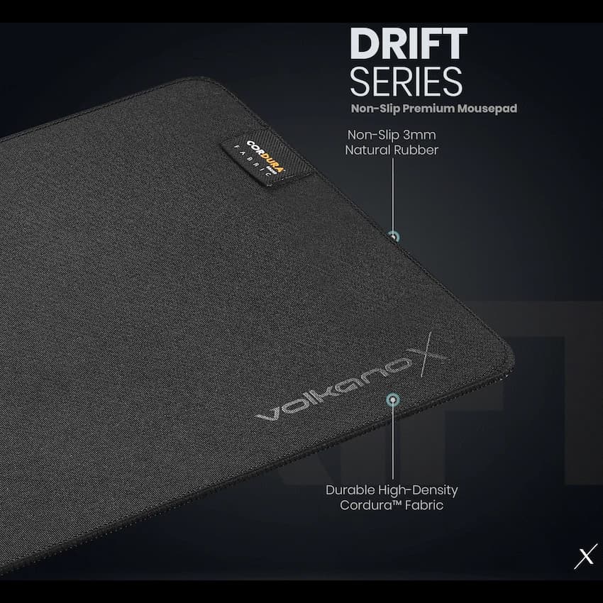 VolkanoX Drift Series Non-slip Premium Mousepad