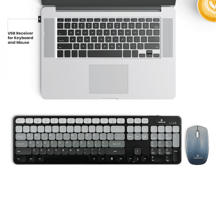 Volkano Prism Series Bluetooth Wireless Keyboard and Mouse thumbnail 5