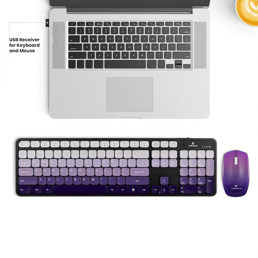 Volkano Prism Series Bluetooth Wireless Keyboard and Mouse thumbnail 11