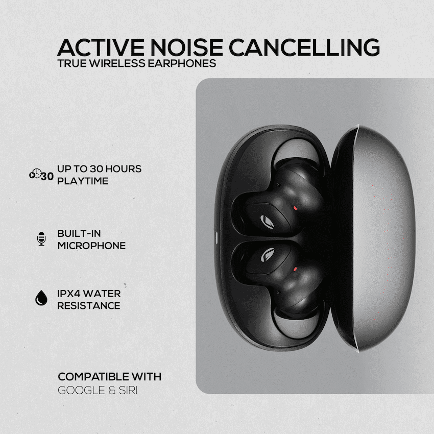 Volkano Sugar-Cube Active Noise Cancelling True Wireless Earphones thumbnail 4