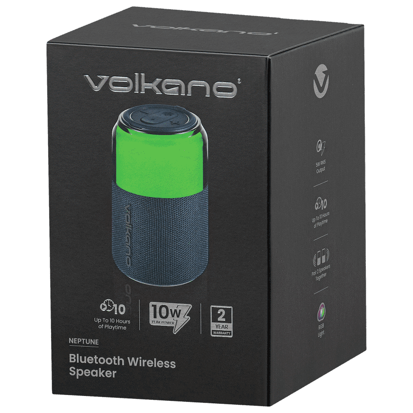 Volkano Neptune Bluetooth Wireless Speaker thumbnail 14