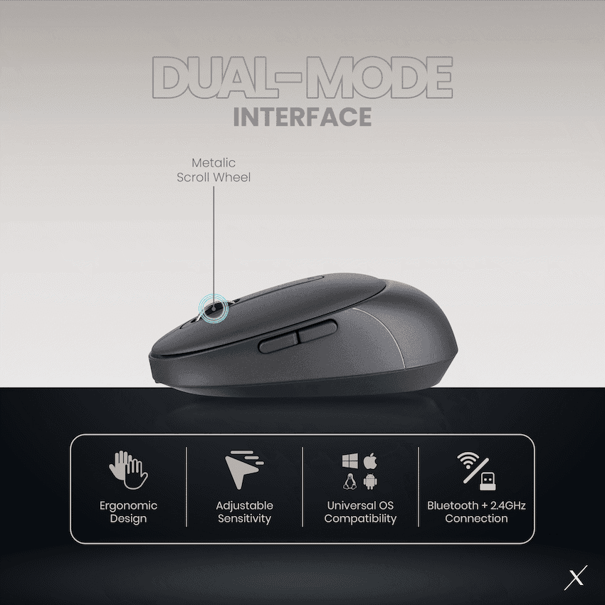 VolkanoX Crater Bluetooth Wireless Mouse thumbnail 10