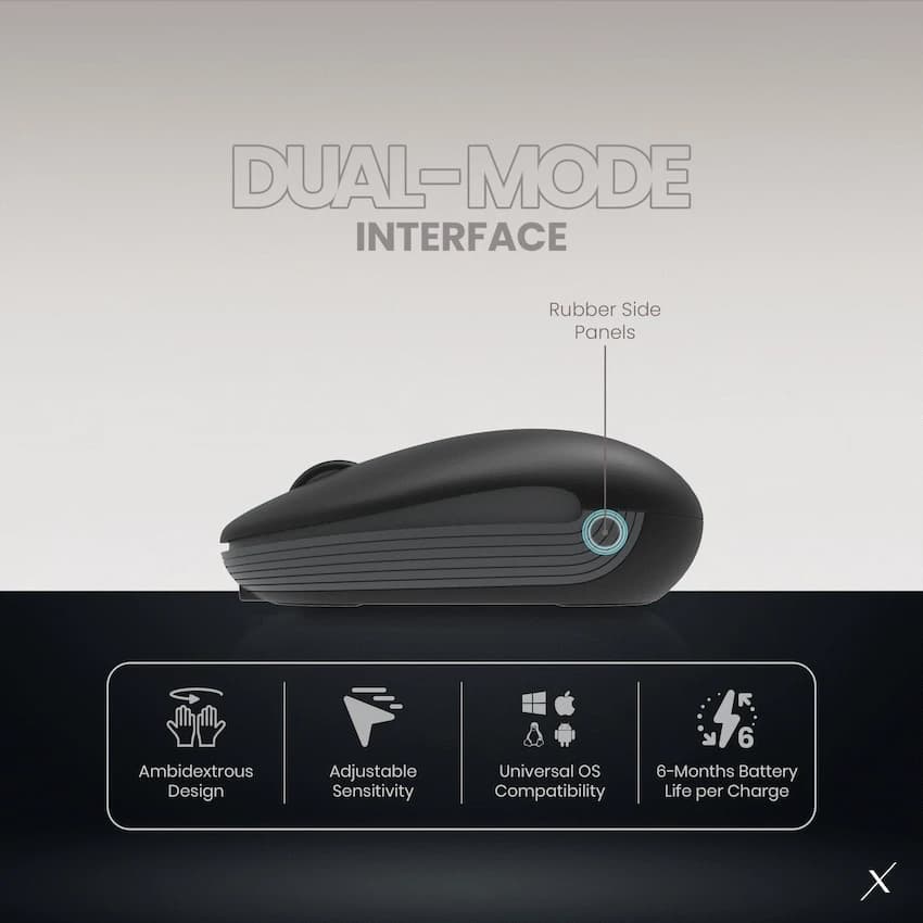 VolkanoX Asher Bluetooth Wireless Mouse thumbnail 7