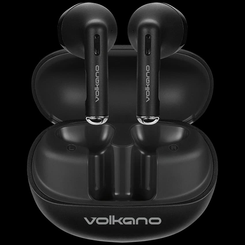 Volkano Buds X3 TWS Earphones with ENC – Black