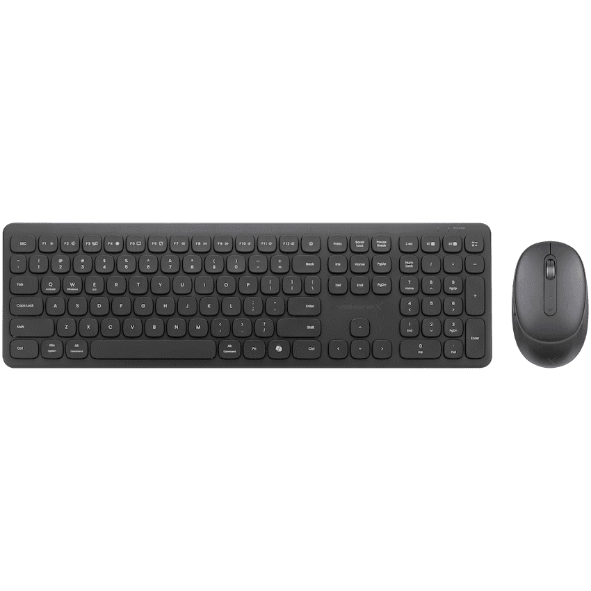 VolkanoX Ignite Bluetooth Wireless Keyboard and Mouse Combo – Graphite