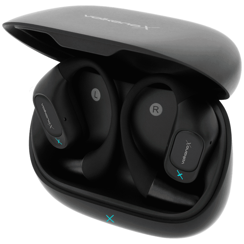 VolkanoX O300 Air Conduction OWS Earphones – Black
