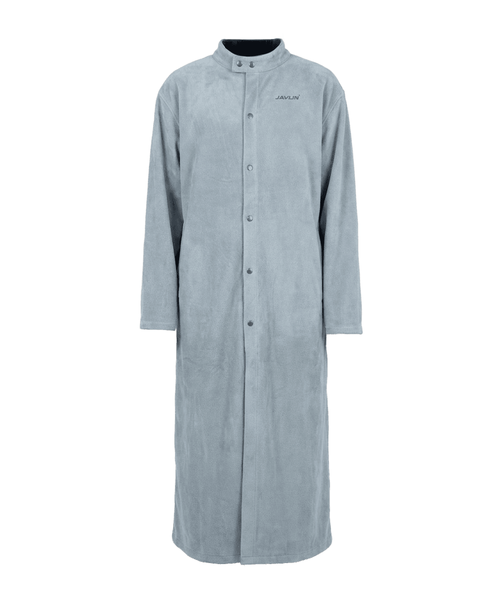 Chrome Leather Full Length Jacket