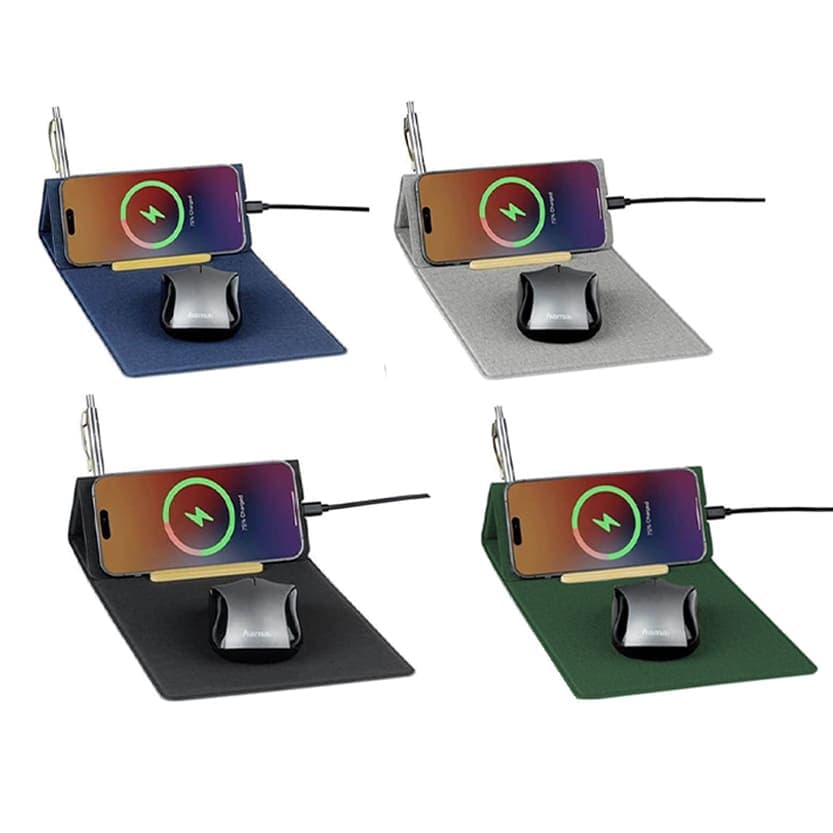 BLACE – CHANGE ZERO Recycled PU 15W Wireless Mousepad & Desk Organizer thumbnail 7