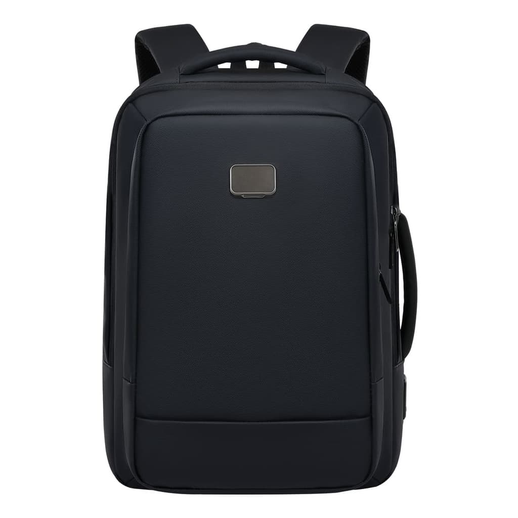 TURISMO – Santhome Expandable 17″ Business Backpack – Black