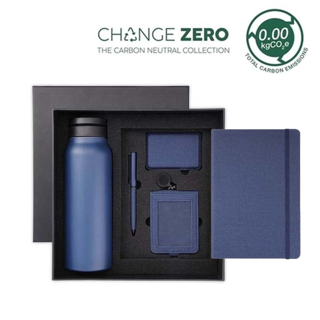 AVEIRO – CHANGE ZERO Sustainable 5pc Gratitude Gift Set – Navy Blue