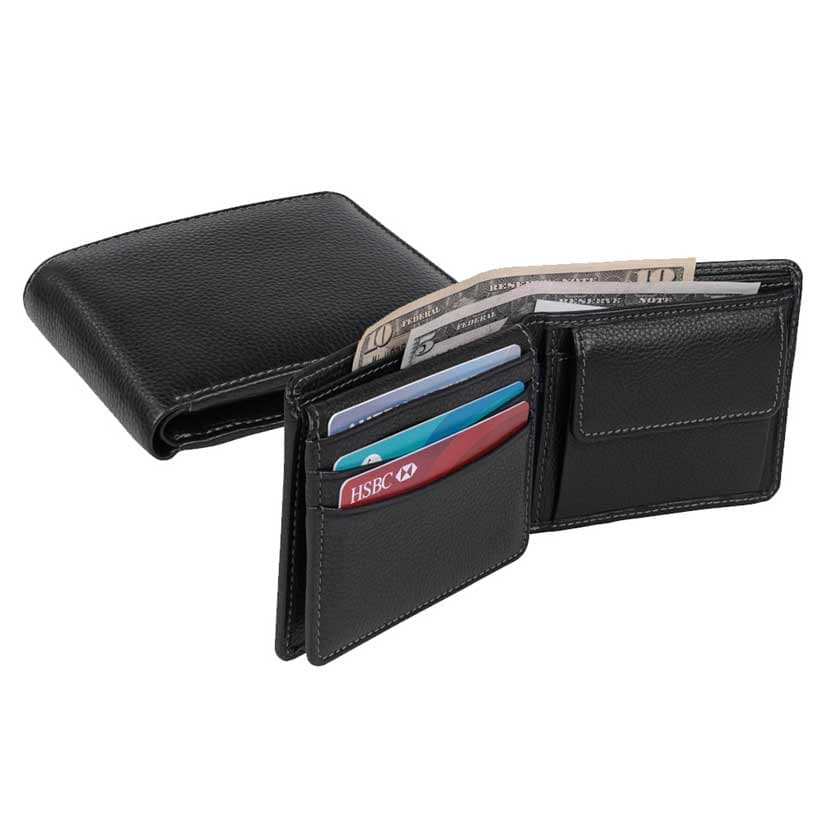 TOLUCA – SANTHOME Men’s Wallet In Genuine Leather (Anti-microbial)