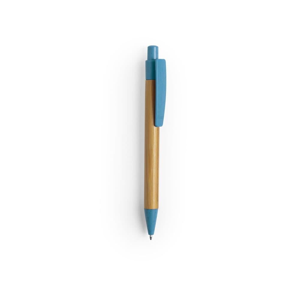 SERANG – eco-neutral Bamboo Wheat Straw Pen – Blue