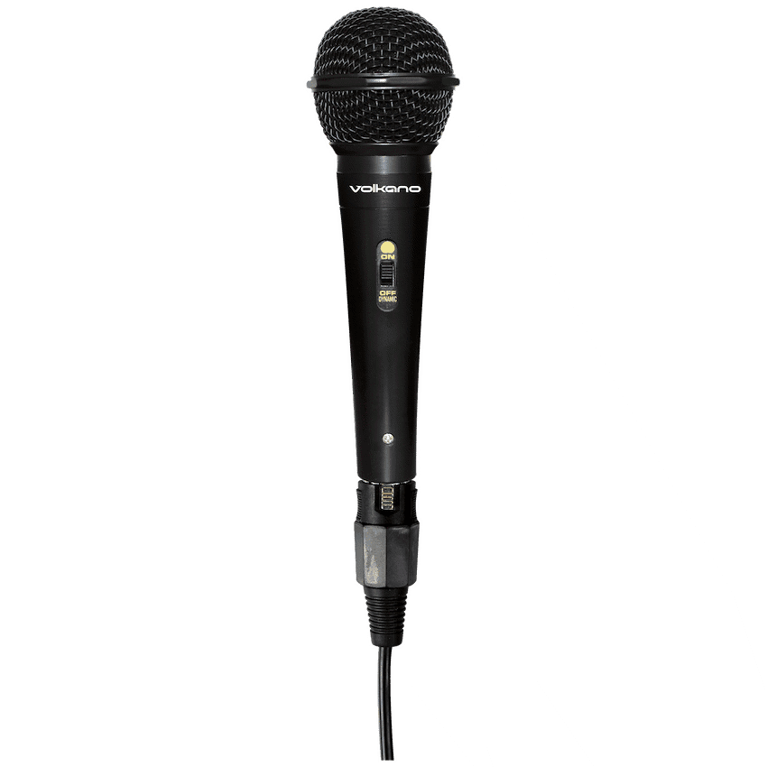 Volkano Ace Series Metal Wired Dynamic Vocal Microphone – Black